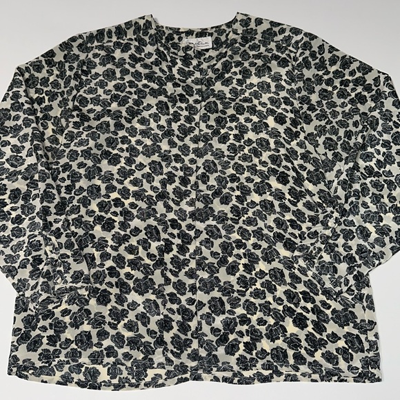 women’s OSCAR DE LA RENTA EXPRESSIONS TOP - Picture 1 of 6